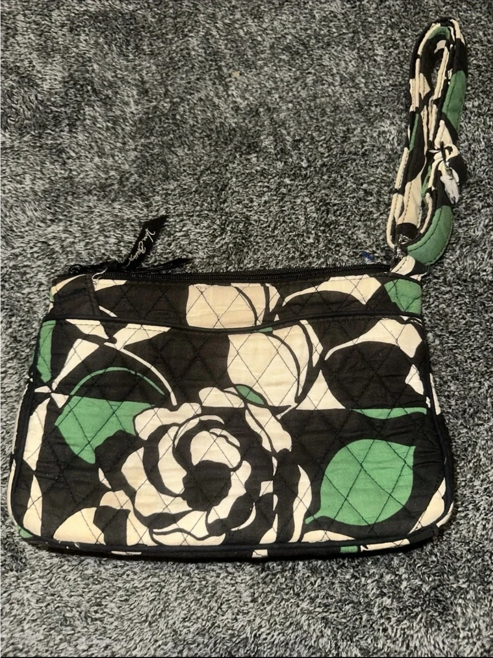 Vera Bradley All-In-One Crossbody Phone Wallet Imperial Rose Pattern
